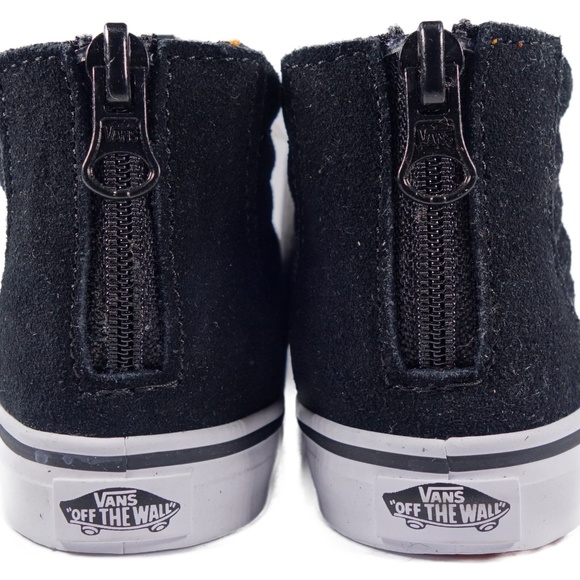 VANS SK8-Hi Zip MTE Toddler Sneaker (Orange/Black) - Picture 5 of 6